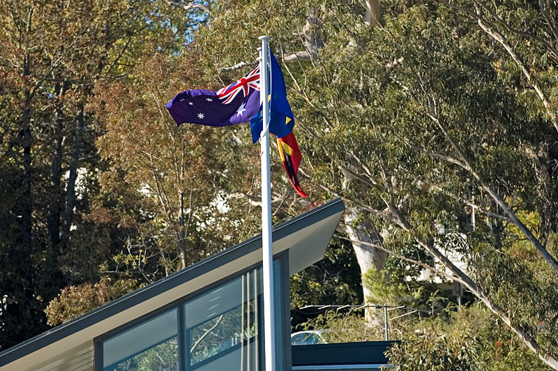 Flags at Echo Point 