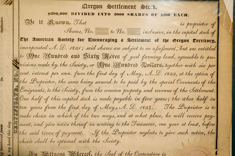 Oregon Settlement Stock 