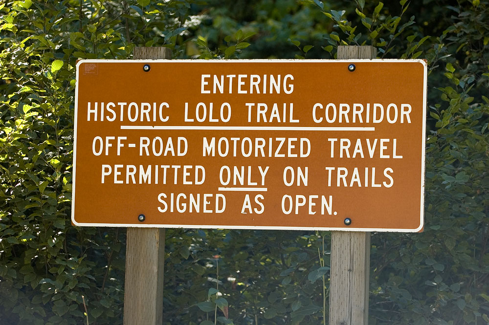 Entering Lolo Trail 