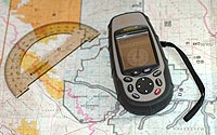 GPS and map